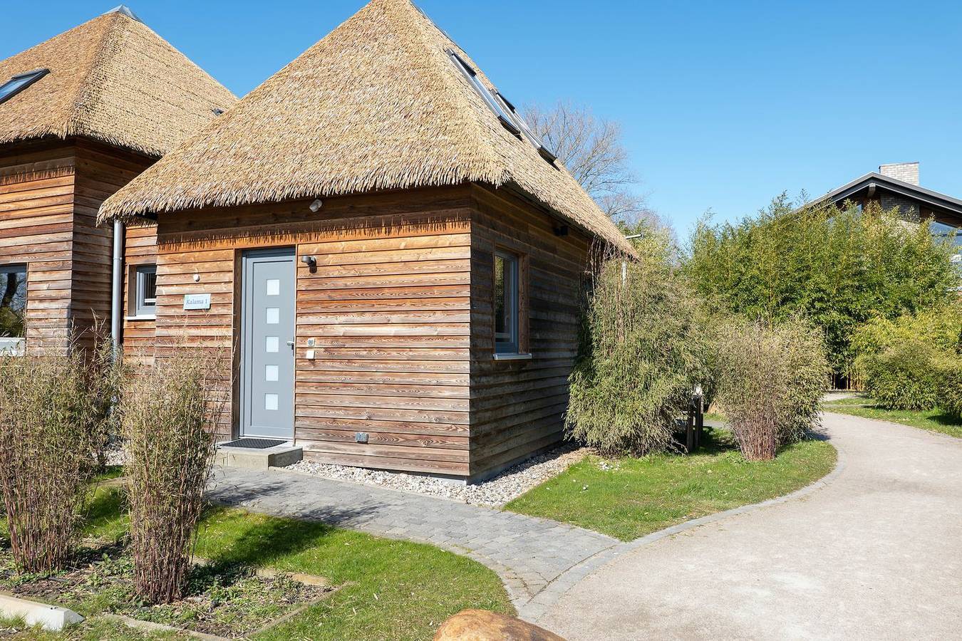 Komfortabler Rückzugsort in der Mini-Lodge "Kalama 1" in Südstrand Pelzerhaken, East Holstein