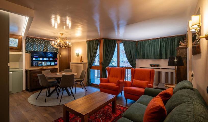 Ferielejlighed for 5 personer, med udsigt og have i Cervinia