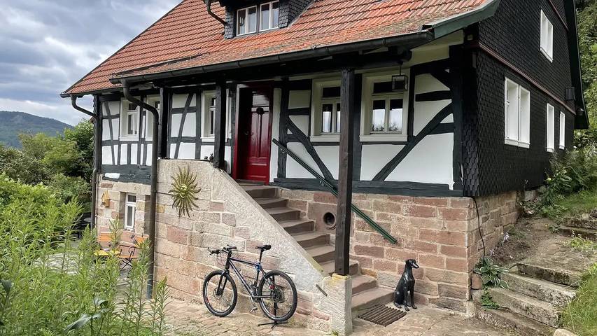 Ferienhaus für 7 Personen, mit Garten