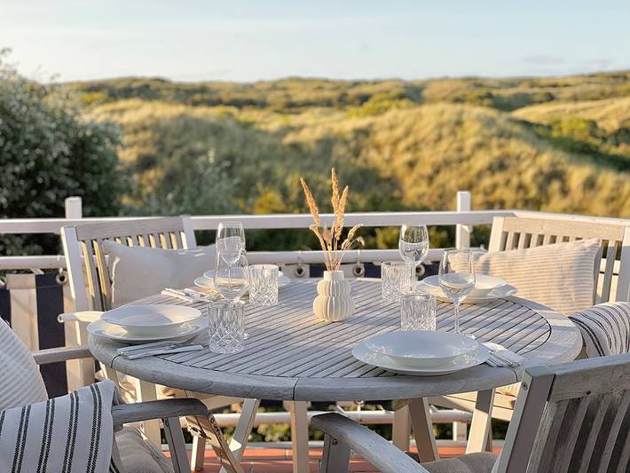 Ferienwohnung für 5 Personen, mit Balkon und Ausblick auf Juist