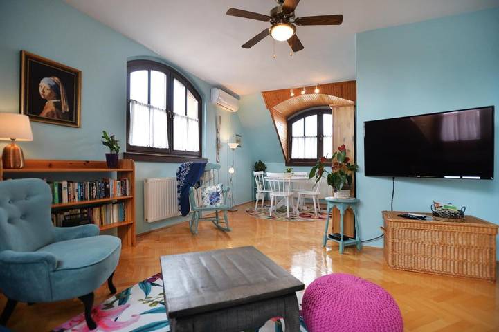 Gîte pour 3 personnes, avec jardin et vue à Eger