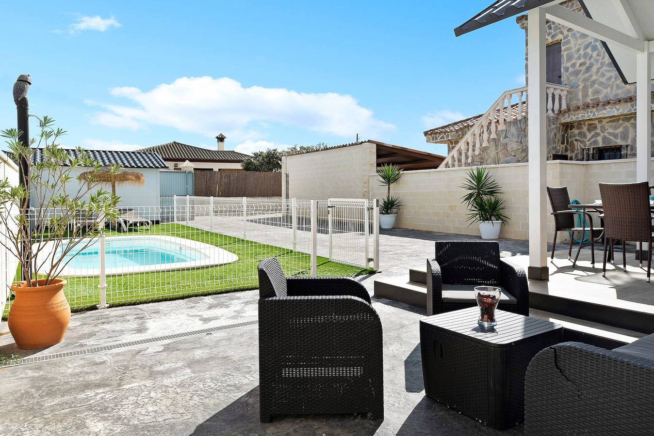 Chalet "Casa Manoli" with Pool, Terrace, Air Conditioning and Wi-Fi in Conil de la Frontera, Costa de la Luz