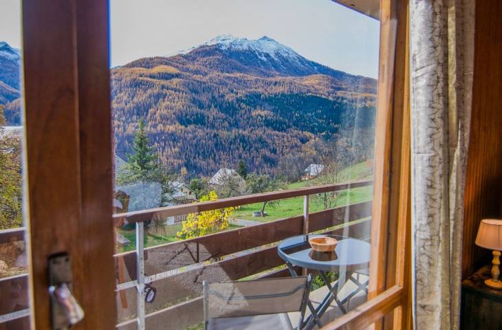 Ganze Wohnung, Les Tilleuls 24 - balcon vue montagne in Orcières, Nationalpark Écrins