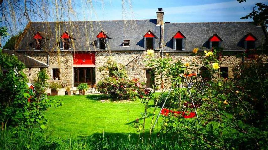 Chambre d’hôte pour 3 personnes, avec Terrasse ainsi que Jardin et Vue