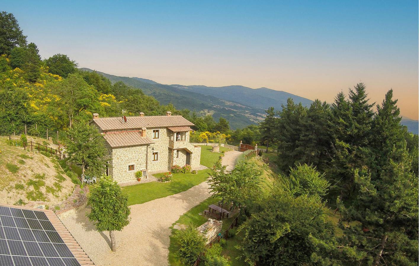 Poppi Garden Apartment in der Nähe des Stadtzentrums in Poppi, Casentino