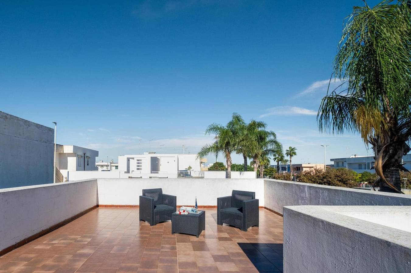 Ferienhaus 'Viale Argentina Rooftop' mit privater Terrasse, Wlan und Klimaanlage in Melendugno, Lecce Provinz