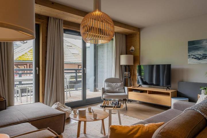 Gîte pour 10 personnes, avec balcon et vue dans Patinoire des Gets - 2