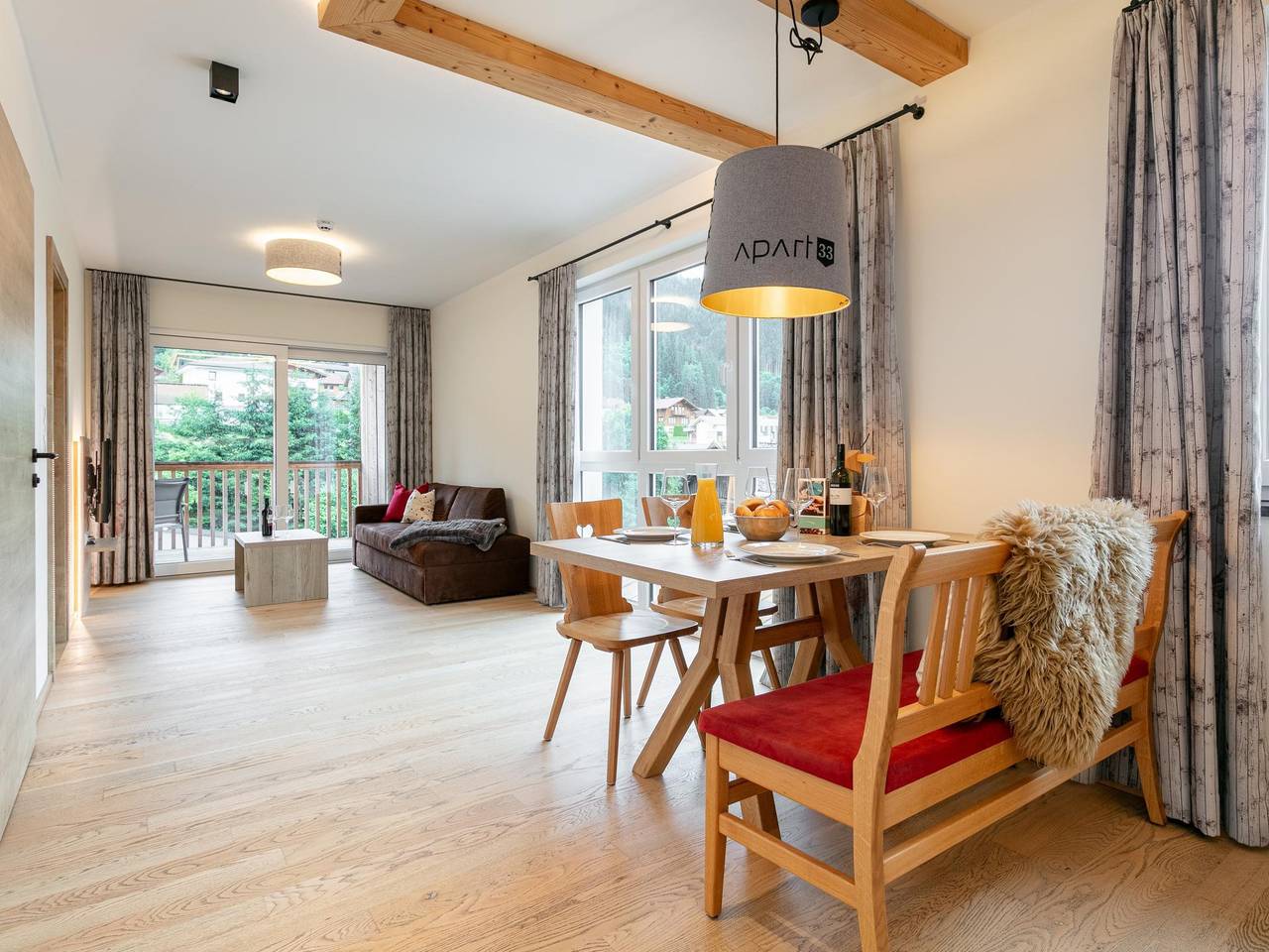 Ganze Wohnung, Wohnung mit privater Sauna und Balkon in Haus, Schladming-Dachstein