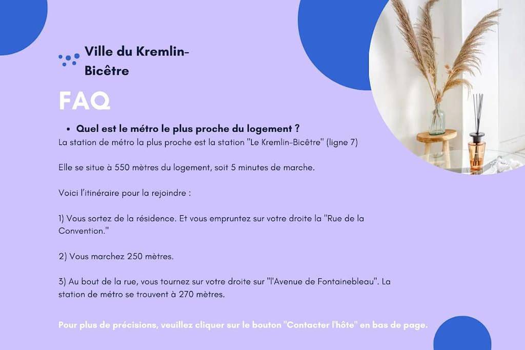 Appartement entier, One-Bedroom Apartment in Le Kremlin-Bicêtre, Val-de-Marne