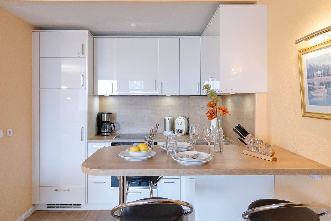 Ganze Wohnung, Jakobsmuschel: 2-Zimmer direkt am Strand für 2-3 Personen in Westerland, Sylt (Gemeinde)