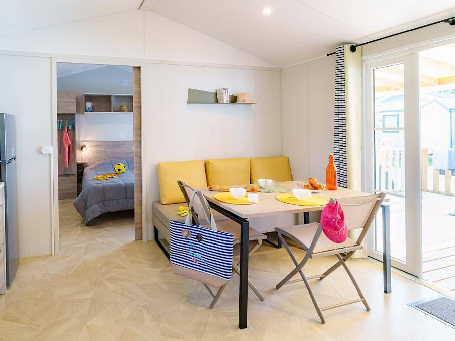 Camping du Vieux Château - Mobilheim 4 personen - Mobil Home Pmr 2 Zimmer in Saint-Michel-Chef-Chef, Côte de Jade