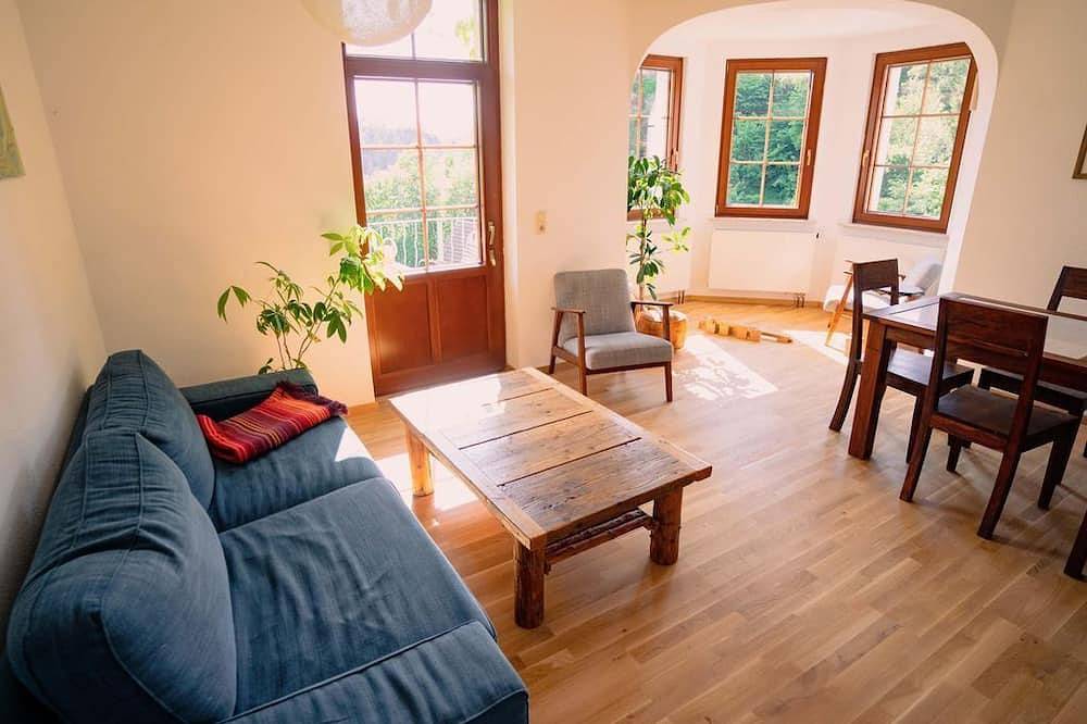 Ganze Wohnung, Ferienwohnung, 3 Schlafräume - Ferienwohnung Leistner in Hohnstein, Elbsandsteingebirge