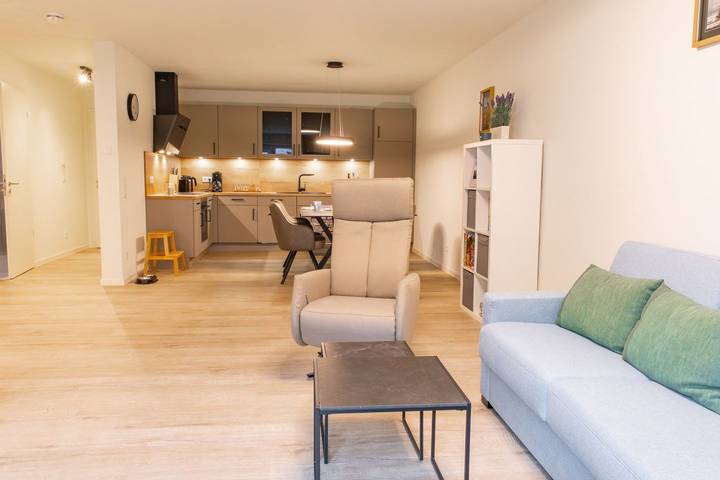 Ferienwohnung für 4 Personen, mit Balkon und Sauna in Tossens