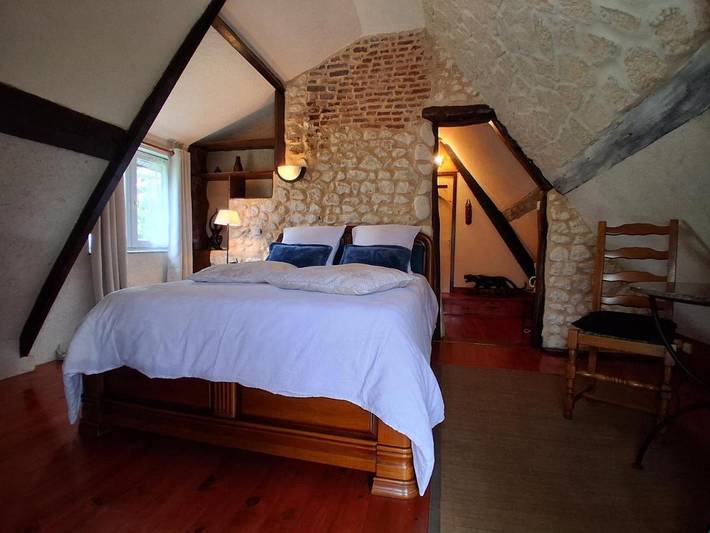 Maison d’hôte pour 2 personnes, avec jardin ainsi que vue et terrasse