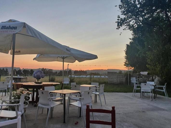 Maison de campagne pour 2 personnes, avec jardin et vue à Palas de Rei
