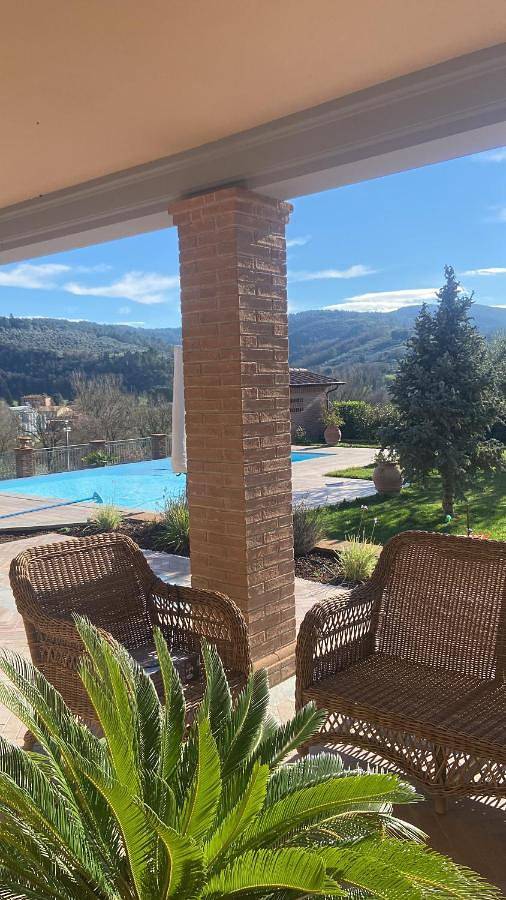 Ferienhaus für 4 Personen, mit Balkon und Terrasse sowie Garten und Pool in Torgiano