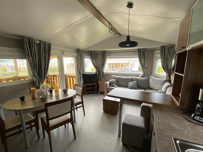 Mobil home pour 4 personnes, avec piscine à Quend - 4