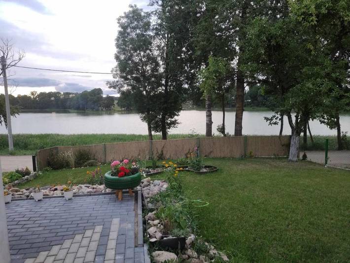 Wiejski domek dla 3 osób, z widok i ogród oraz taras na Mazury