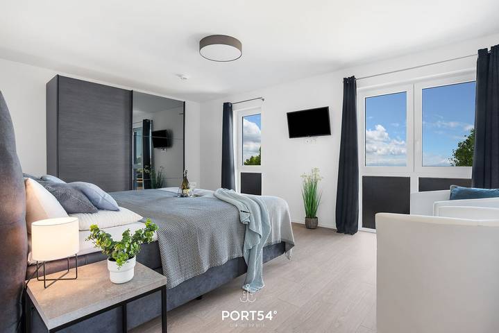 Ferienwohnung für 6 Personen, mit Balkon und Sauna sowie Ausblick in Schlei - 3