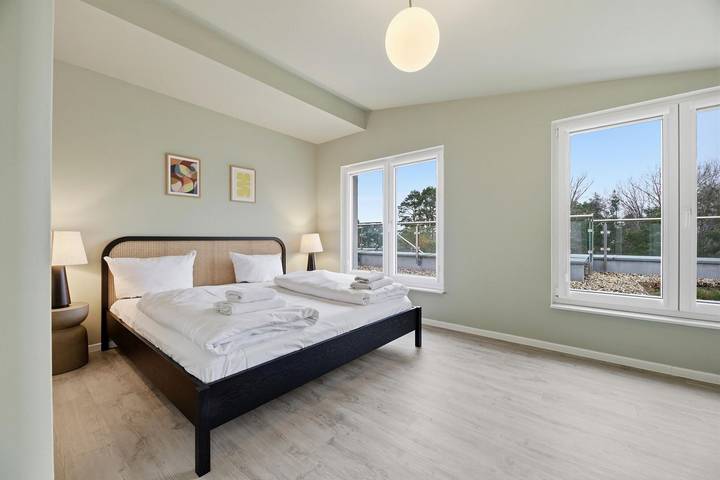Ferienwohnung für 4 Personen, mit Terrasse und Garten sowie Sauna und Ausblick im Stettiner Haff - 2