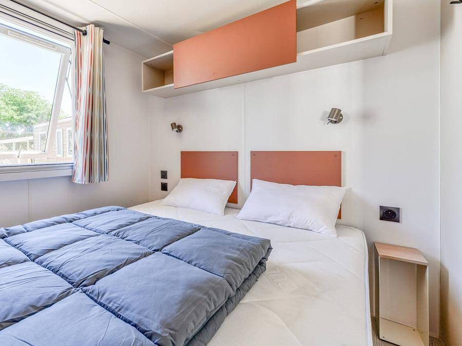 Camping la Vallée - Mobilhome 6 personas - Premium | 3 Dormitorios | 6 Pers. | Terraza Salón | Aire acondicionado | Tv in Saint-Sauveur-de-la-Mer, Region de Lisieux