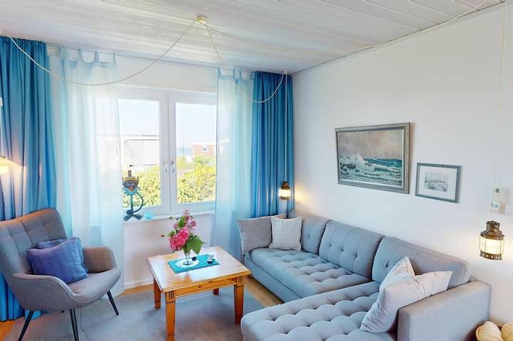 Ferienhaus für 5 Personen, mit Balkon und Garten