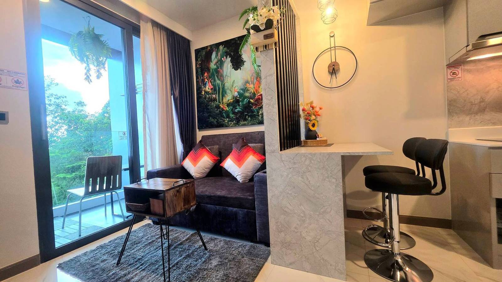 Ganze Wohnung, A304 - Vorder- und Meerblick, 1 Schlafzimmer, 1 Bad in Ao Nang, Krabi Provinz