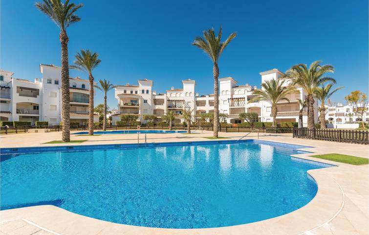 Apartamento vacacional entero, Terraza Piscina Apartamento: Aparcamiento, A/A, Internet - A pie hasta Black Olive (500m) in Torre-Pacheco, Costa Cálida