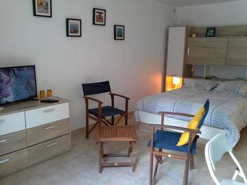 Maison de vacances pour 2 personnes, avec vue et jardin en Corse