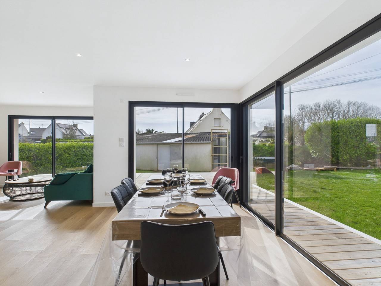 Maison moderne pour 8 à 400m de la plage in Plouguerneau, Région de Brest