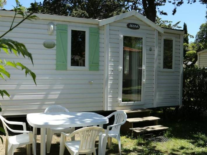 Camping Le Rebau  - Mobilheim 4 personen - 2 Zimmer in Montblanc, Mittelmeerküste (Frankreich)
