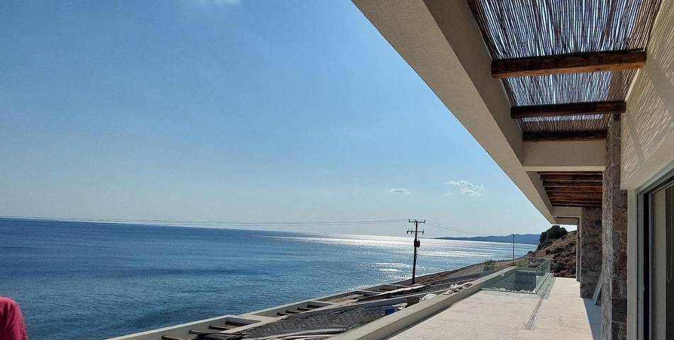 Apartamento para 4 personas, con jardín además de piscina y vistas, Familias con niños en Lesbos