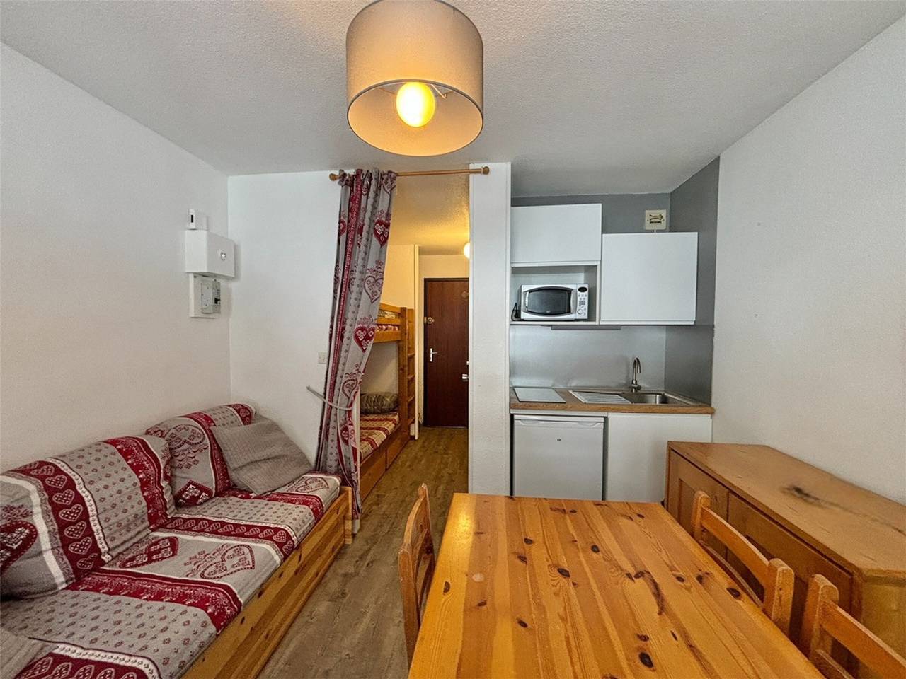 Ganzes Studio, Gemütliches Studio für 3 Personen, nah an den Pisten, Les Menuires in Les Menuires, Saint-Martin-de-Belleville