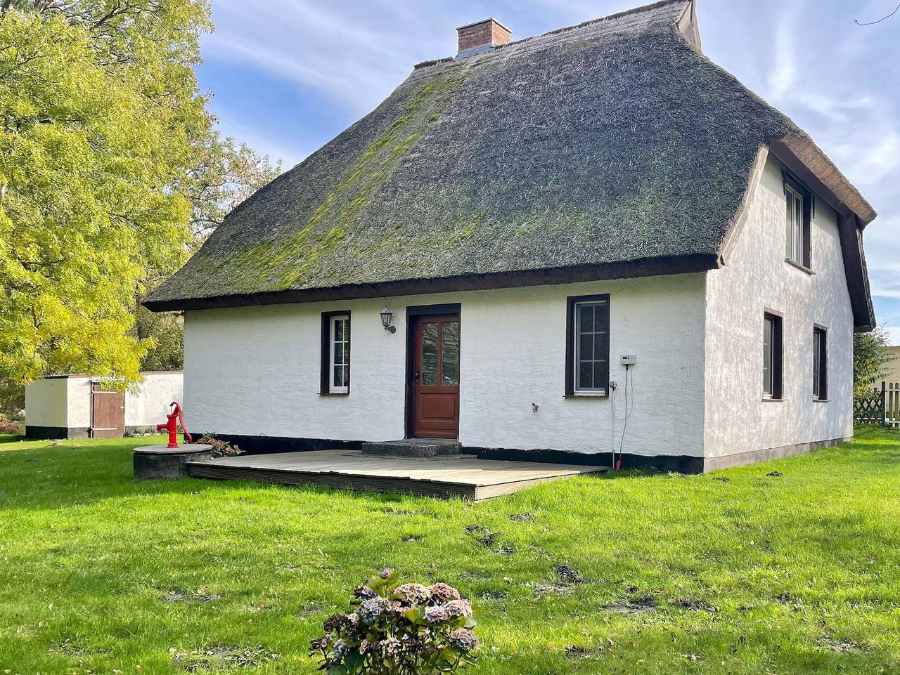 Ganze Ferienwohnung, Ferienhaus mit Reetdach - Hol in Waase, Ummanz
