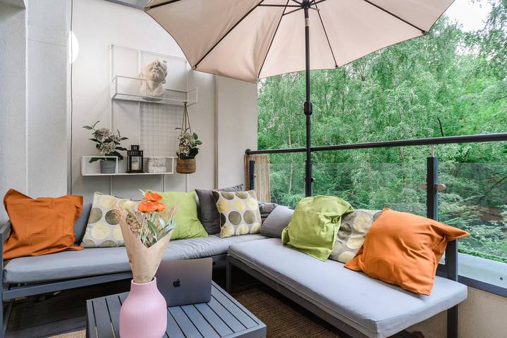Apartament wakacyjny dla 7 osób, z Ogród w Łódź