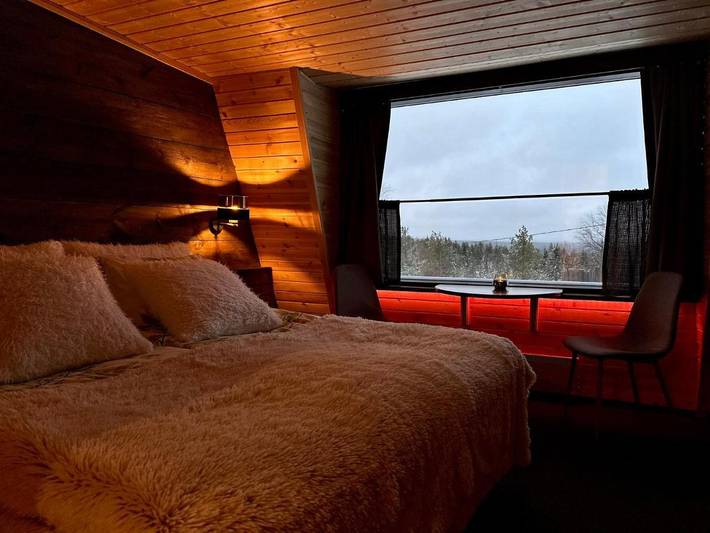 Ferienhaus für 2 Personen, mit Terrasse und Garten sowie Sauna