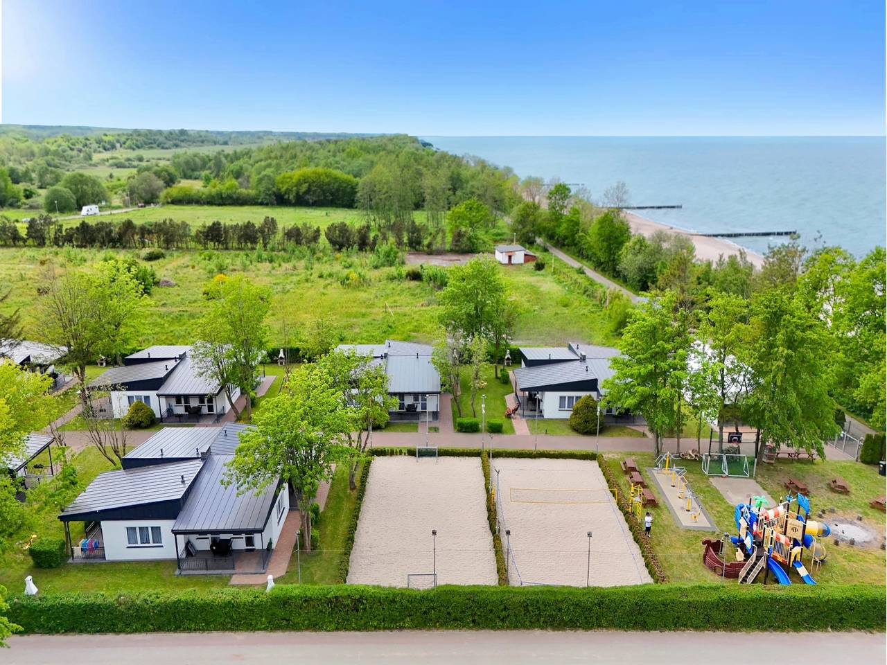 Ferienhaus in unmittelbarer Nähe zum Strand in Ustronie Morskie, Polnische Ostsee