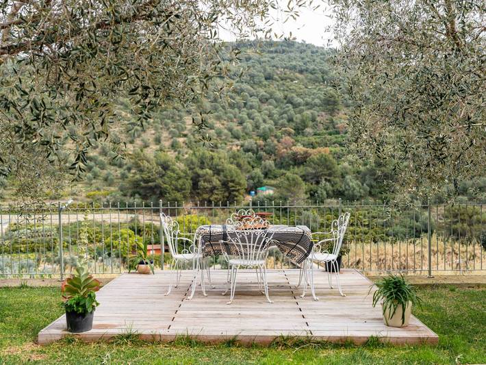 Ferienwohnung für 4 Personen, mit Ausblick und Garten sowie Terrasse - 1