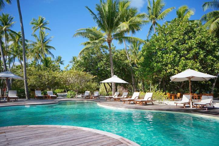 Station pour 2 personnes, avec jardin et vue, adapté aux familles dans Taha'a - 4