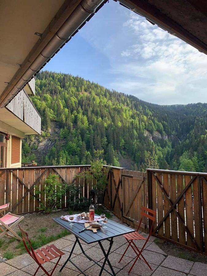 Appartement de vacances pour 4 personnes, avec jardin et vue