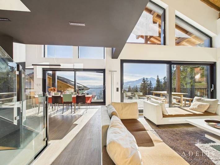 Chalet pour 10 personnes, avec piscine dans La Rosière - 4