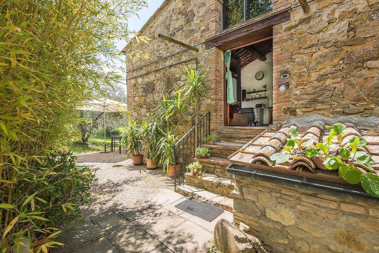 Wohnung La Capanna mit Garten und Pool in Radicondoli, Siena Provinz