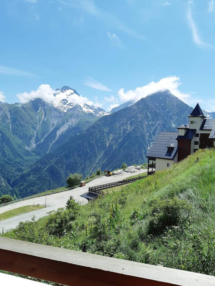 Chalet pour 4 personnes, avec balcon et vue dans Les Deux Alpes