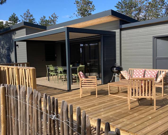 Ferienhaus 'Le Cottage des Courlis' mit privater Terrasse und Wlan in Jullouville, Côte de la Déroute