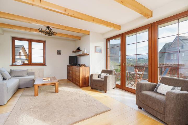 Ganze Wohnung, Climate Apartment | Mountain View, Fireplace, Parking in Nowe Bystre, Karpaten (Polen)