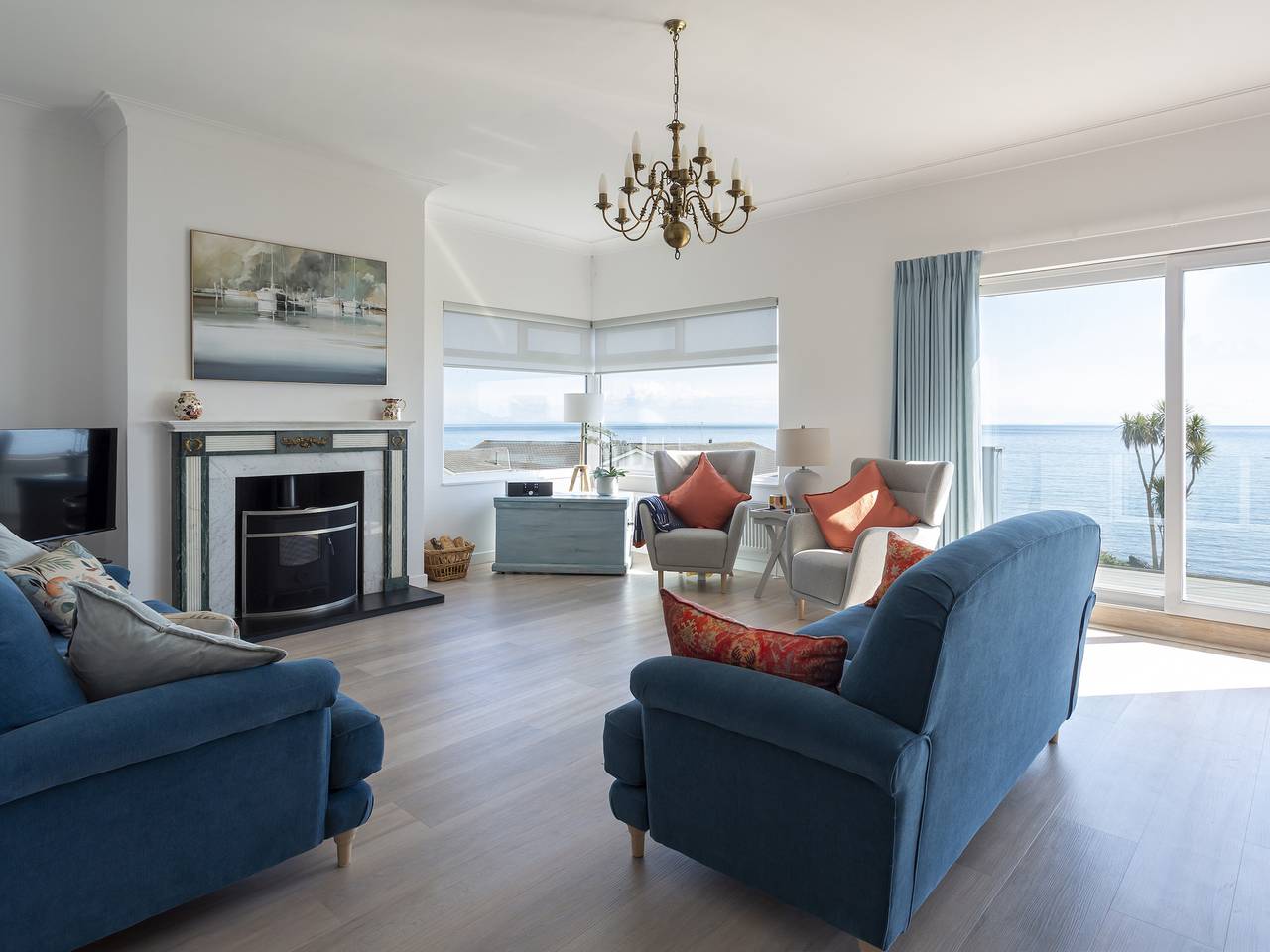 Strandhütte für 6 Personen mit Balkon in Grafschaft Down