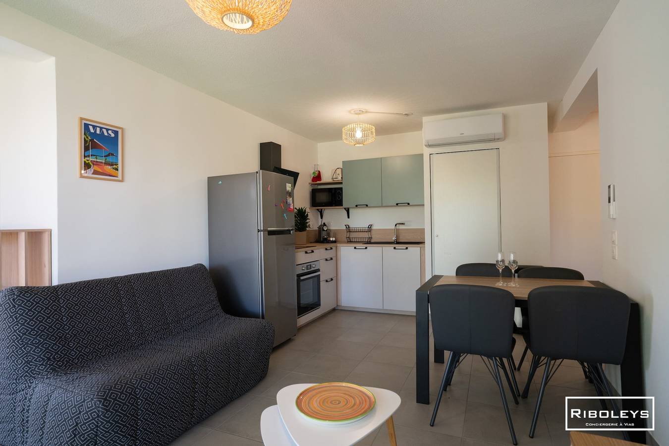 Appartement entier, Riboleys - Grand T3 moderne à 100m de la mer in Vias Plage, Vias