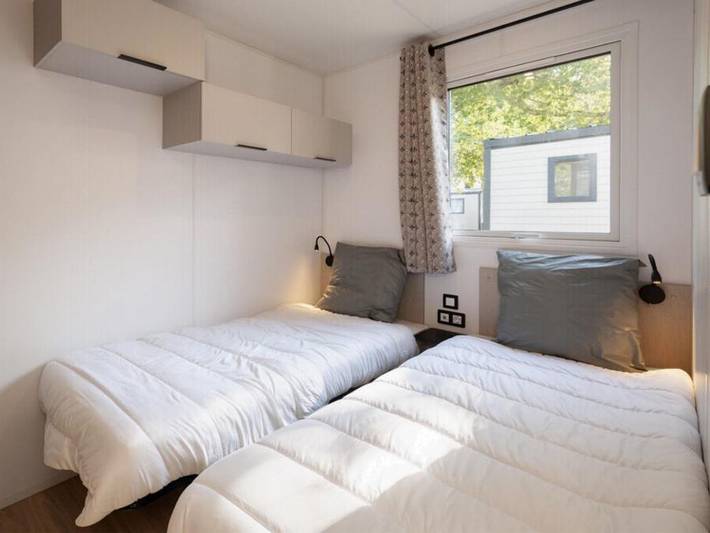 Camping Paradis les 2 îles - Mobilheim 4 personen - Confort+ 2 Zimmer 4 Personen in Peyrat-le-Château, Limoges und Umgebung