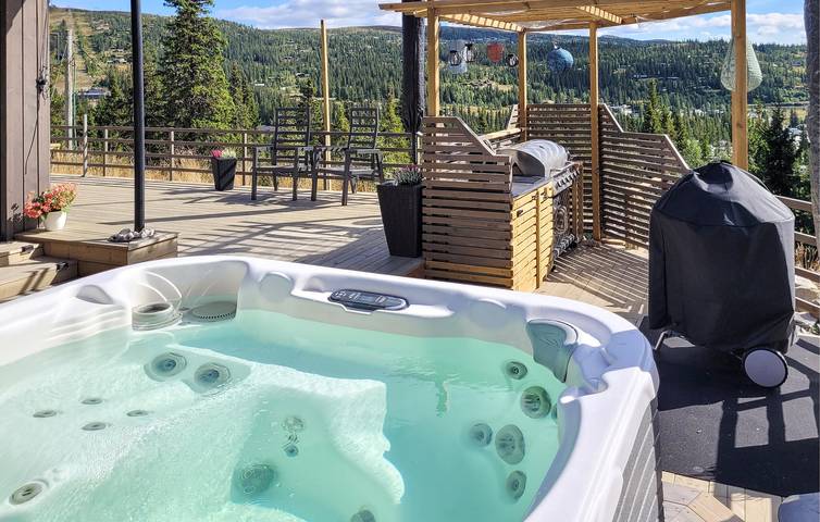 Ferienhaus für 10 Personen mit Ausblick in Sigdal