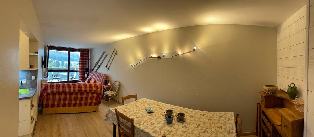 Apartamento entero, Apartamento 'Spacieux T3 Aux Pieds Des Pistes' con balcón in Villard-de-Lans, Parc naturel régional du Vercors